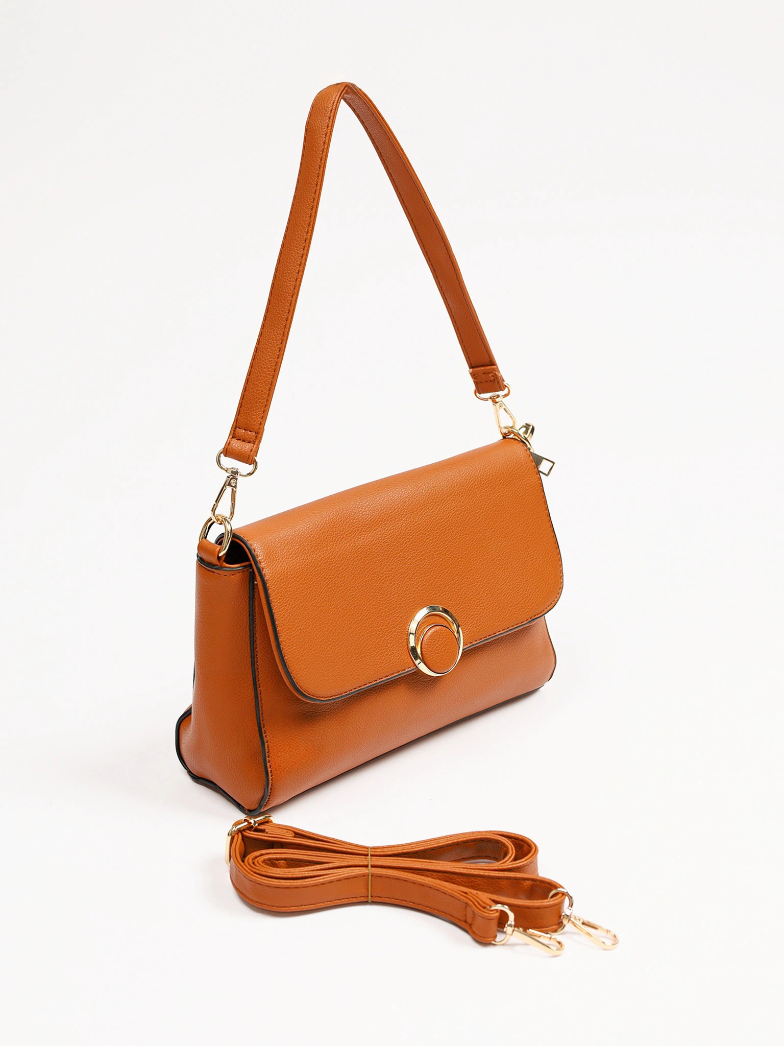 Сумка-кроссбоди с декоративной пряжкой в ассортименте